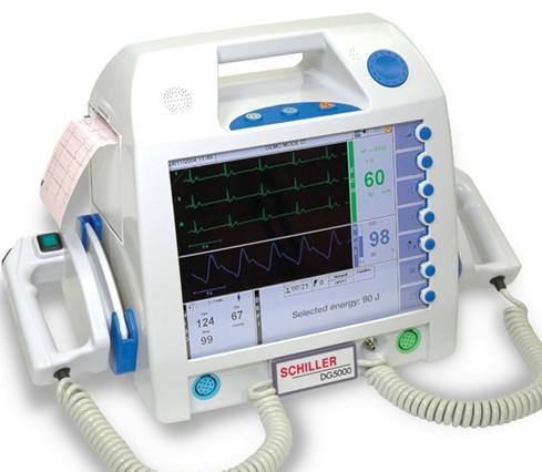 AED体外除颤仪的电极片安装方式
